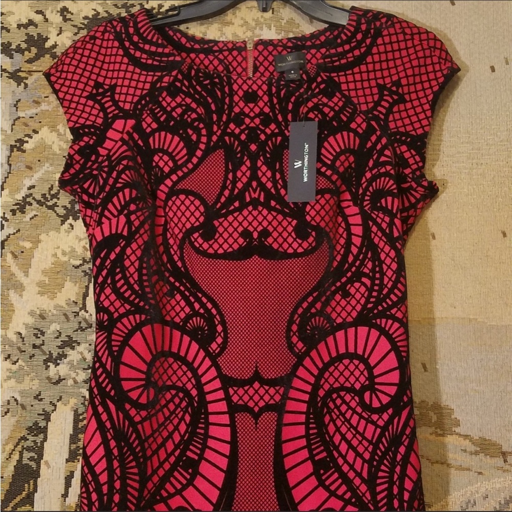 ๐น Worthington Bodycon Velvet Dress ๐ - Picture 2 of 7